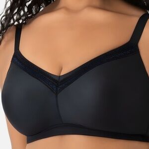 Wacoal Women's Perfect Primer Wire Free Bra 852313 Size 38C Black